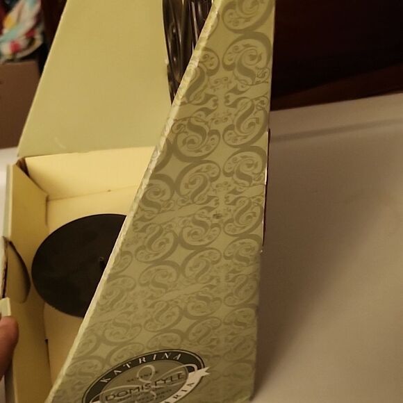 2006 Black Metal Scroll Candle Holder - Picture 4 of 5